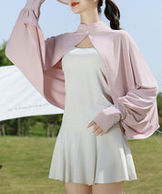 接触冷感UVカット防晒パーカーsdpalw005 ピンク