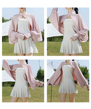 接触冷感UVカット防晒パーカーsdpalw005 ピンク