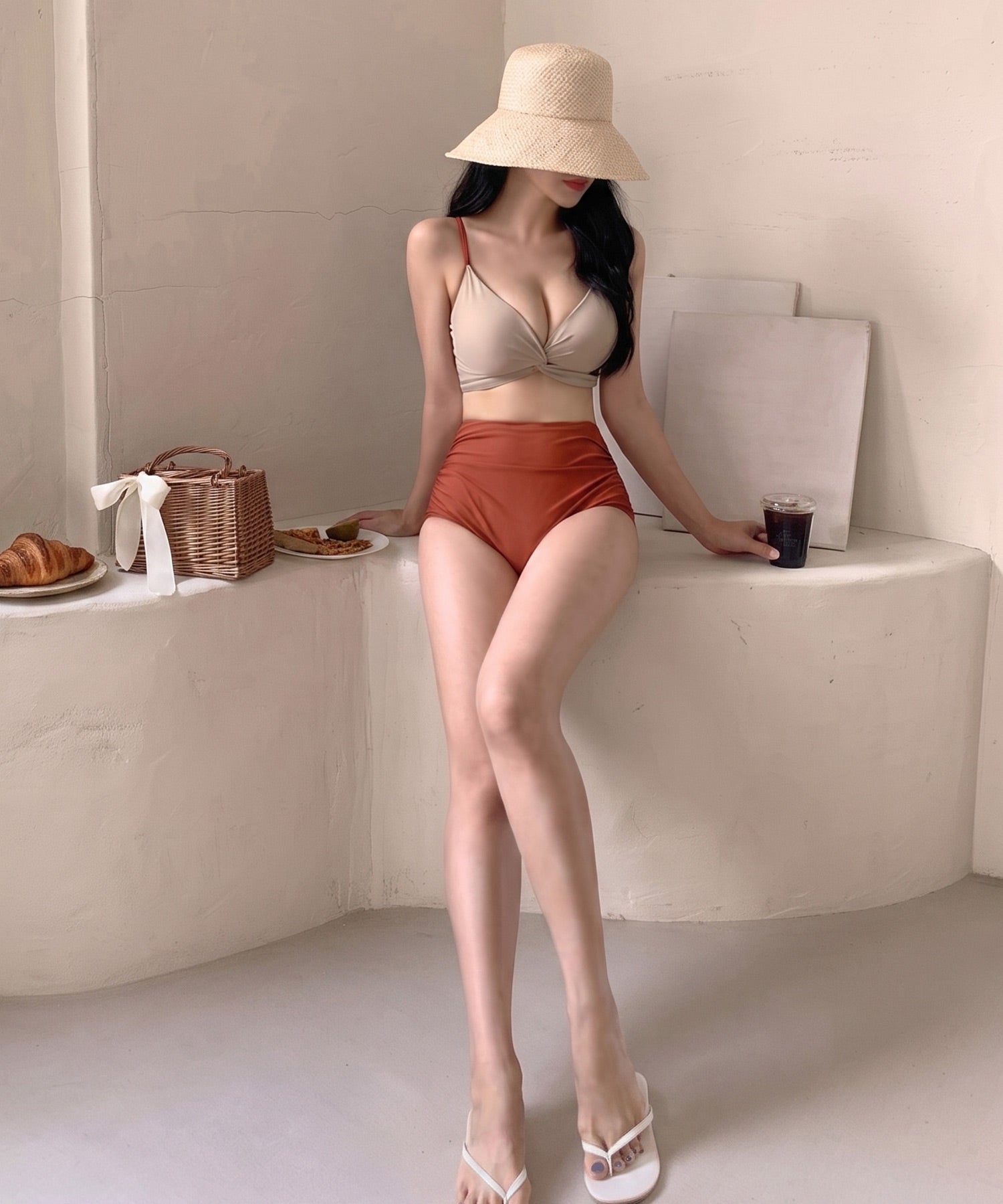 配色が映えるセパレート水着sdpalyy015