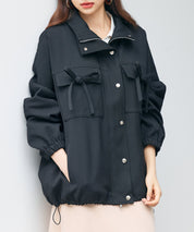 バックフリル付き オーバーサイズ ブルゾンsdpdy0163-101-8