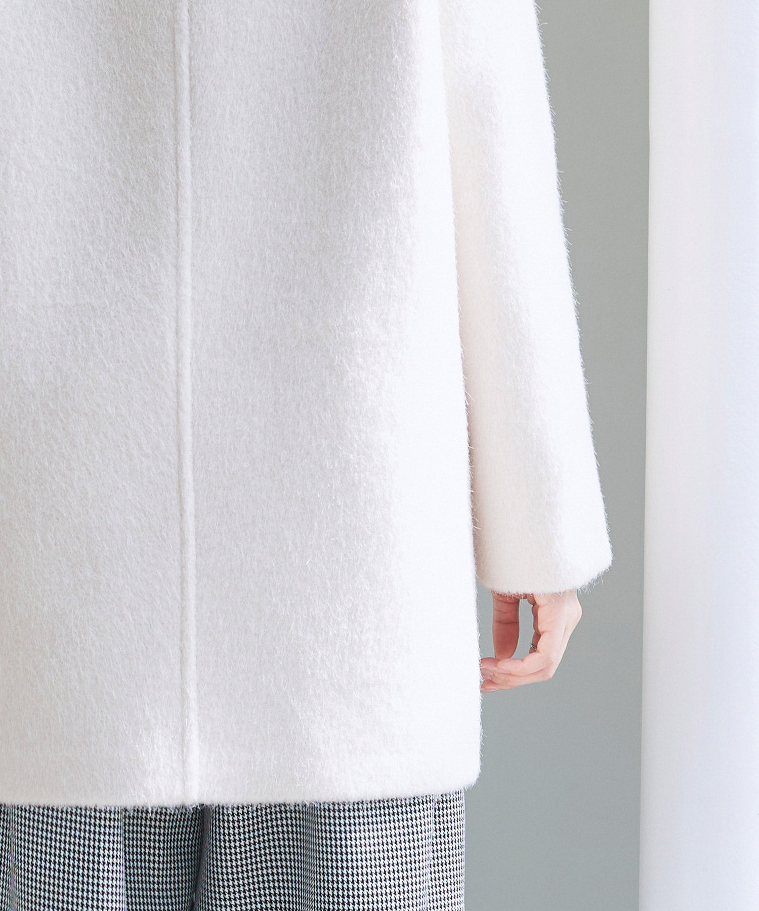 ダブルブレストテーラードウールライクジャケット/コートsdpdy5333