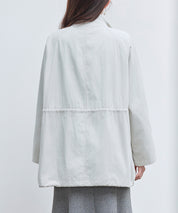 ワックスドオーバーブルゾンsdpdy82777 アイボリー