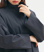 ワックスドオーバーブルゾンsdpdy82777 ブラック