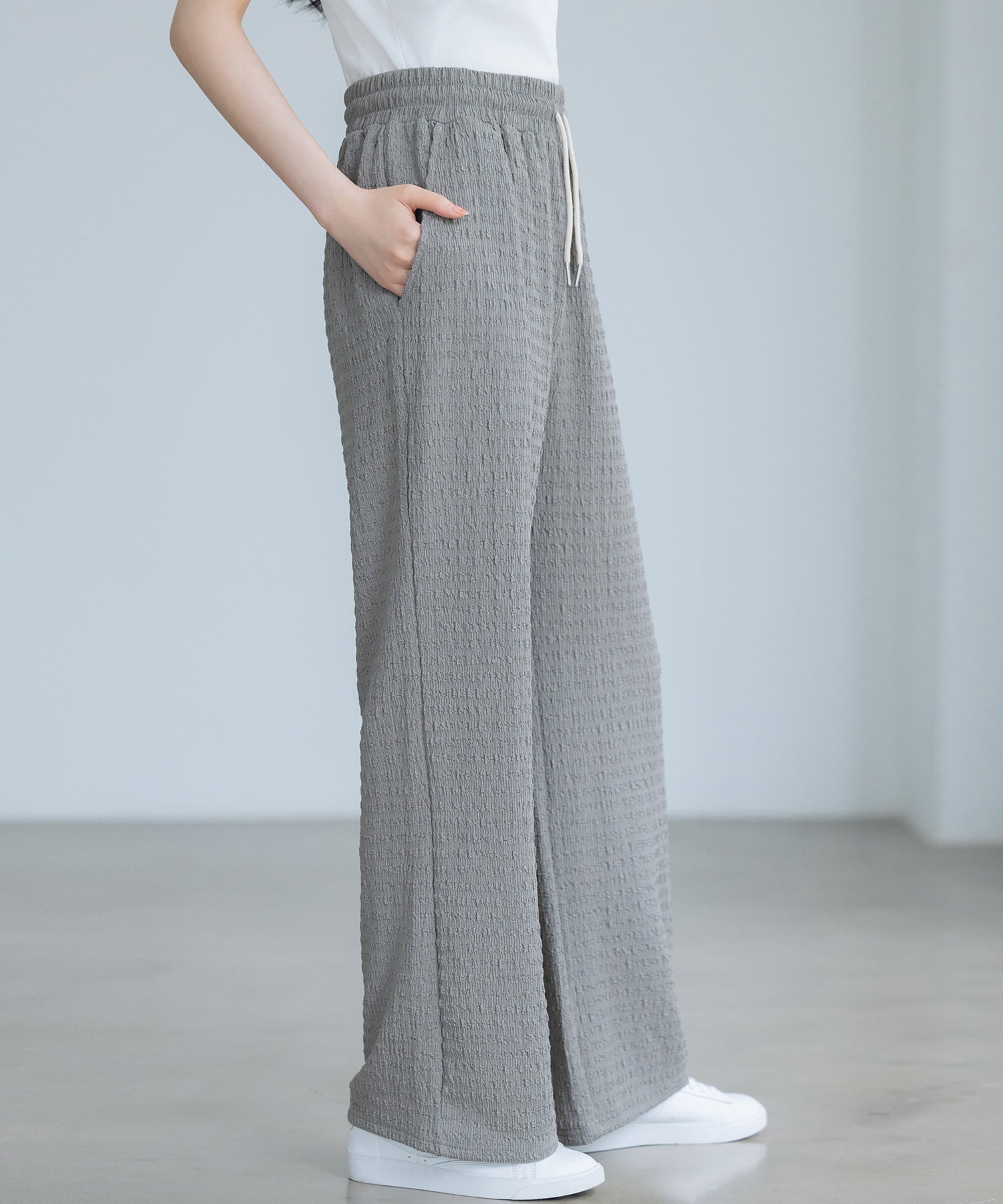 コムデギャルソン　グレー ワイドパンツ コムデギャルソン グレー ワイドパンツ コムデギャルソン グレー