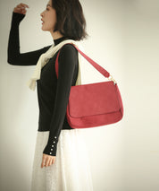 パールボタン付きプチハイネックニットプルオーバーxyf2150 ブラック