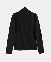 授乳もオフィスも両立カシュクールネックニットトップス ｜ 全9色 × 4サイズ