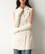 2wayケープミドル丈コートsdp0123 アイボリー