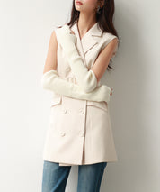 2wayケープミドル丈コートsdp0123 アイボリー