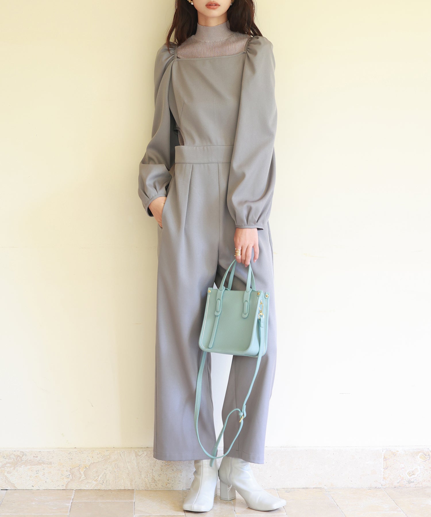  PARTY 【MLB】カットアウトベアオールインワン ROYAL PARTY（ロイヤルパーティー） オールインワン 「MLB」カット