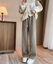 裏起毛コーデユロイワイドパンツsdpalhj01 モカ