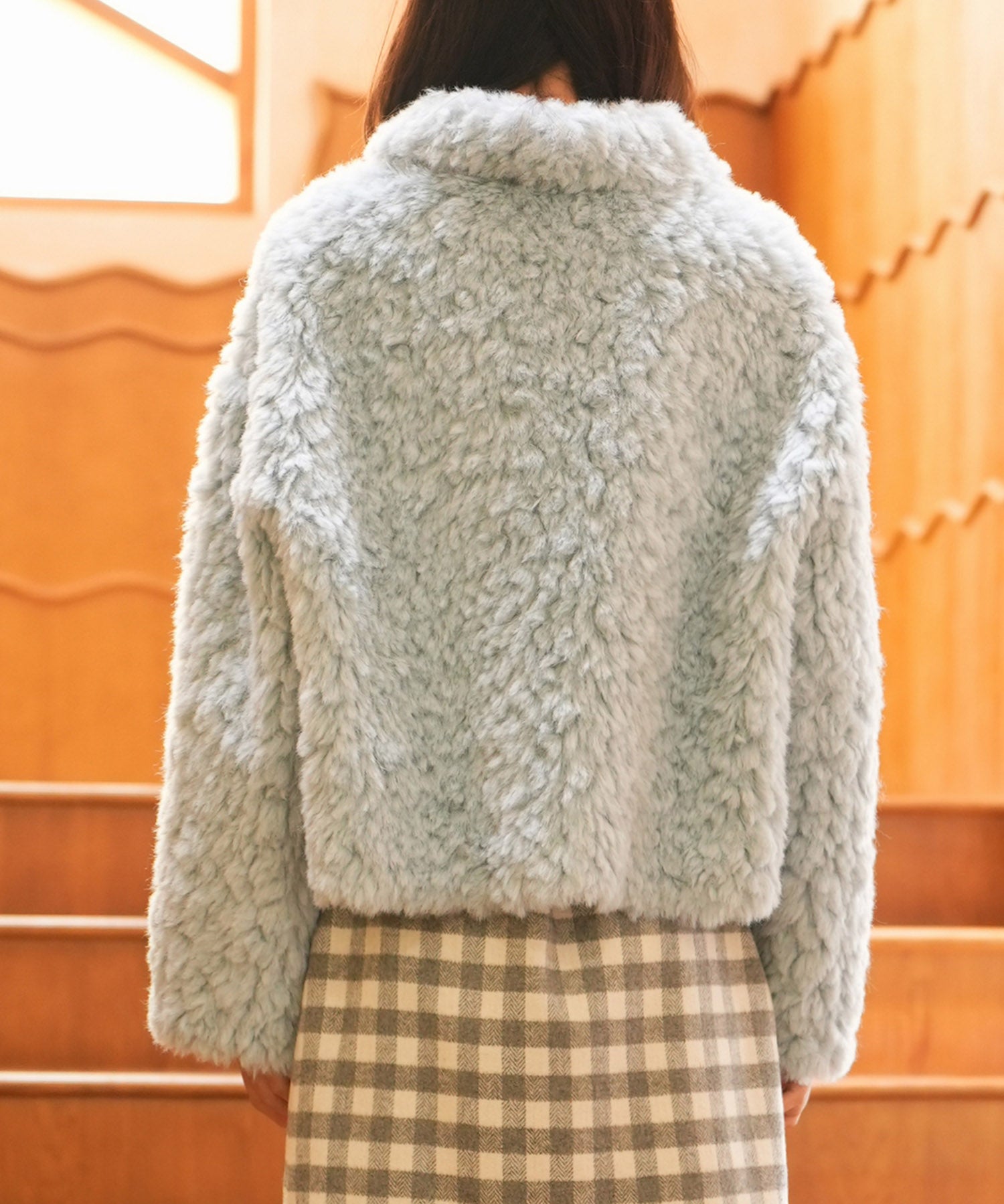 モコモコショート丈ボアコートsdpps23011