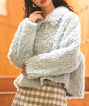 モコモコショート丈ボアコートsdpps23011