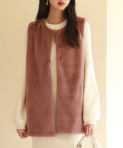 モコモコミドル丈フェイクファージレsdpps23016-101-447