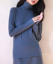 暖かいフリースハイネックトップスsdprd001h-102-34