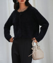 シャギークルーネックニットカーディガンsdpxyf6330-103-8