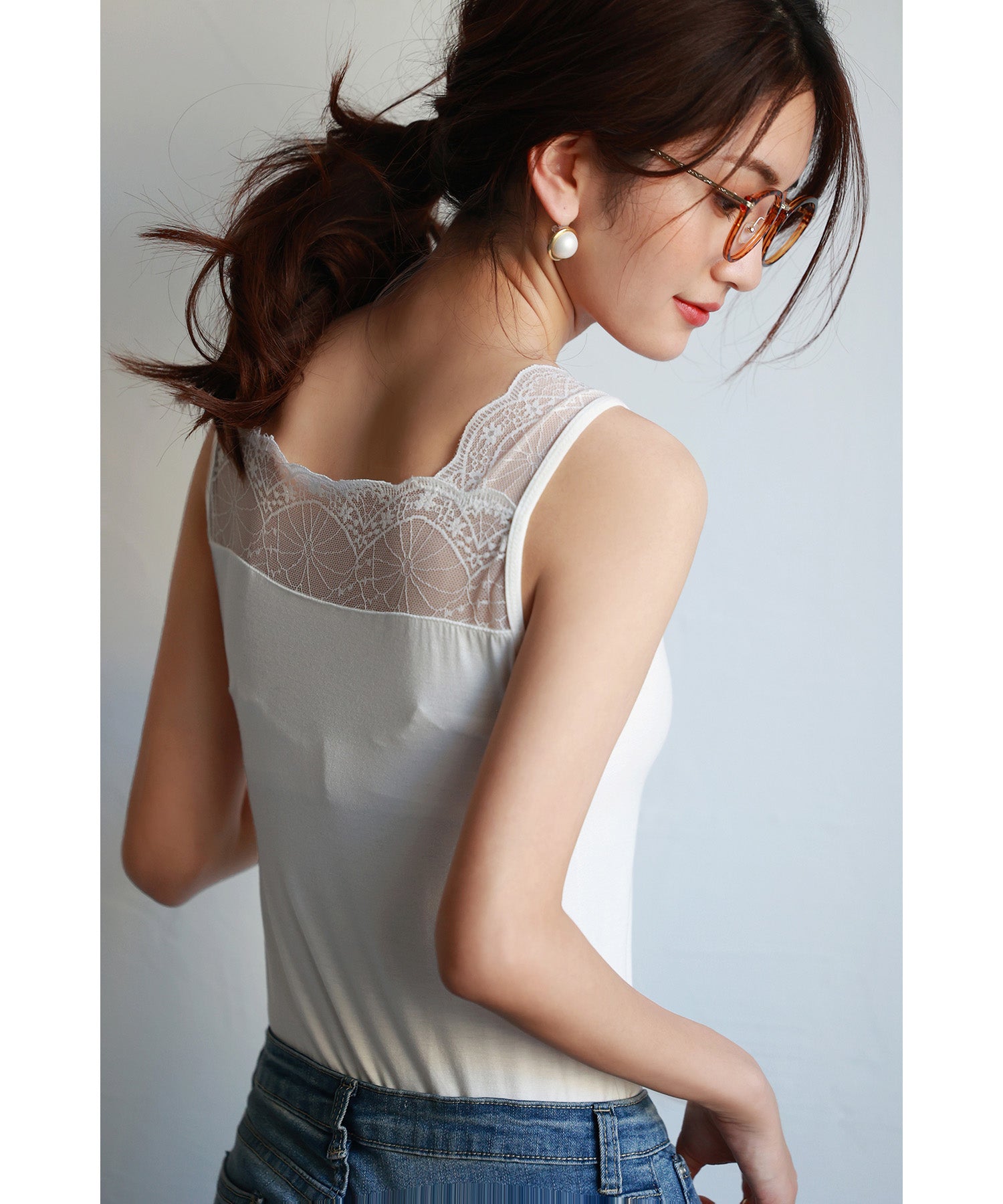 ジョゼムーン タンクトップ colorホワイト ジョゼムーン タンクトップ colorホワイト RIB TANK TOP – JOSEMOON